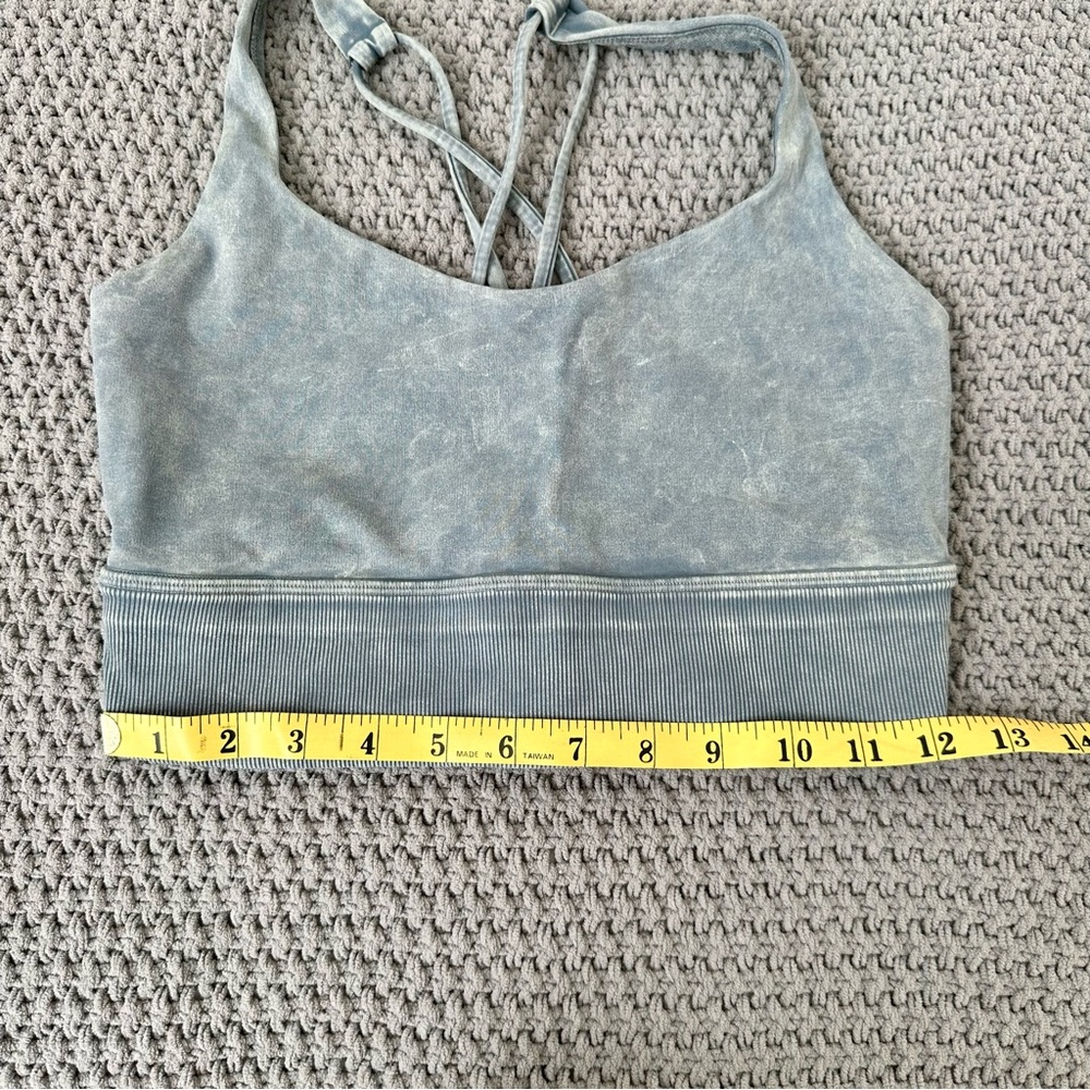 Lululemon Energy Bra Ice Wash Asphalt Gray Size: XS - Picture 4 of 10